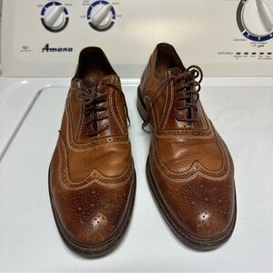 Vero Cuoio Two-Tone Brown Leather Oxfords